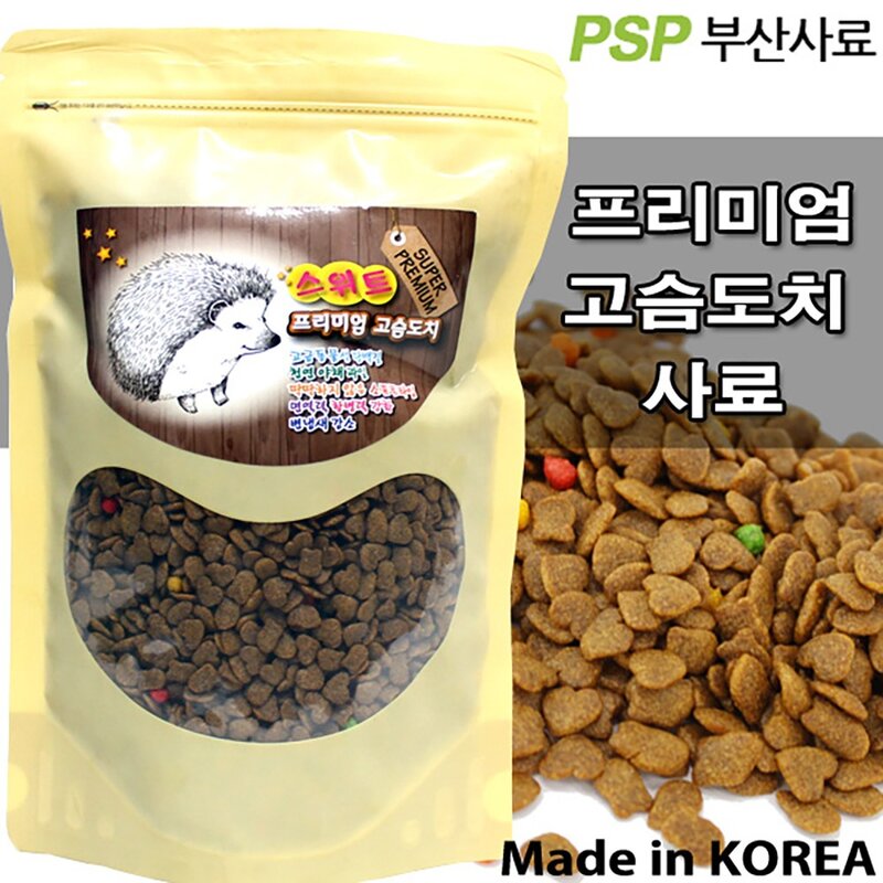 도치퀸 스위트 프리미엄 고슴도치 사료, 500g, 1개