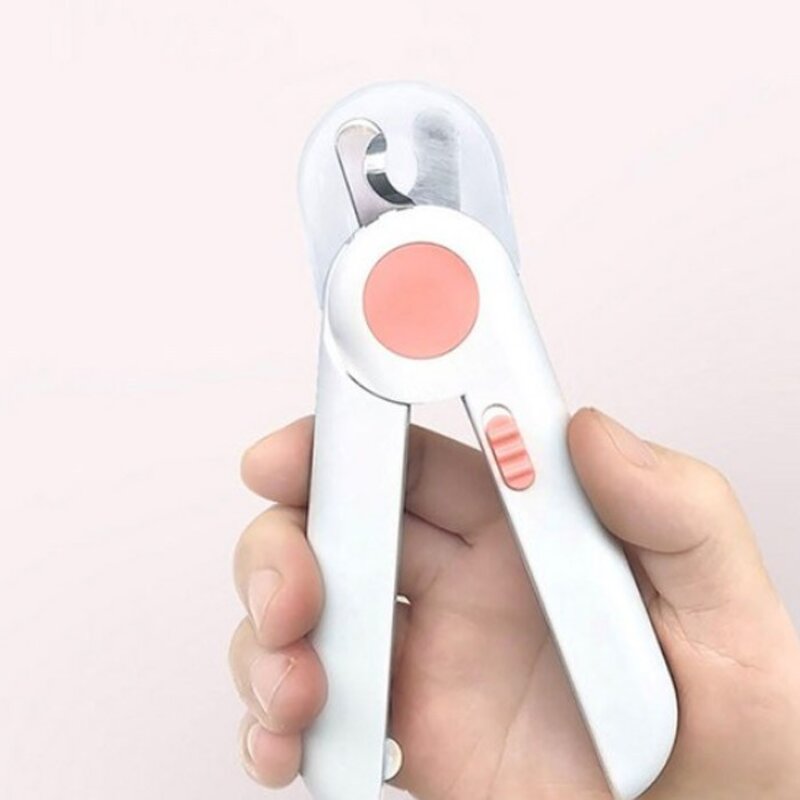 딩동펫 반려동물 LED라이트 발톱깎이 15 x 4.3 cm, 블루, 1개