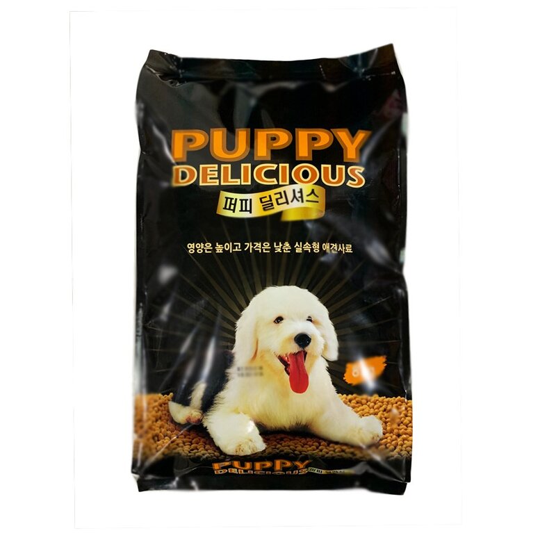 펫컴 전연령 퍼피딜리셔스 건식사료, 곡물, 8kg, 1개