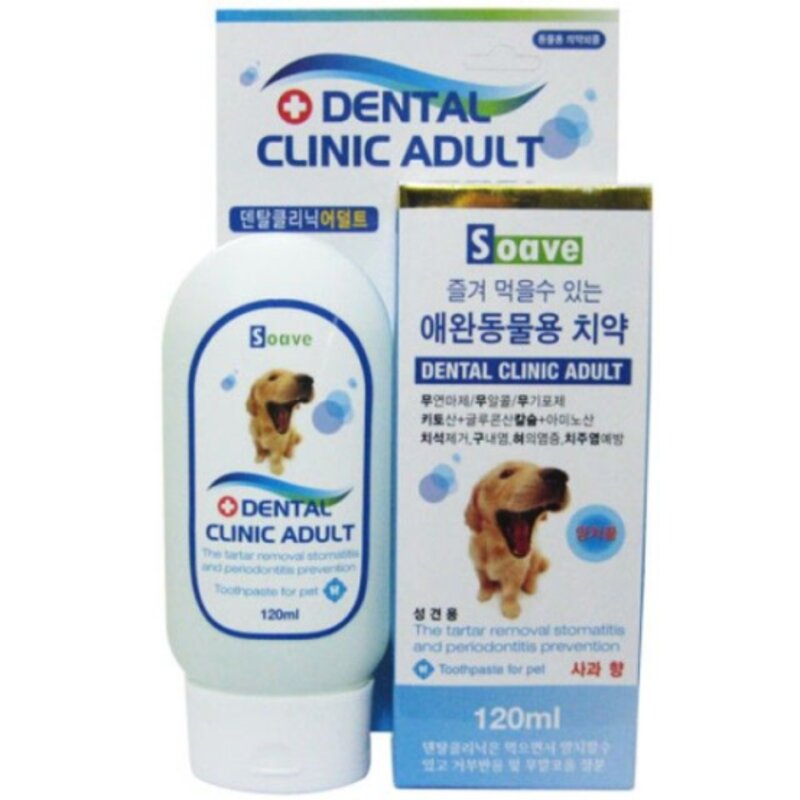 쏘아베 덴탈크리닉 어덜트 짜먹는치약, 120ml, 2개, 2개, 120ml