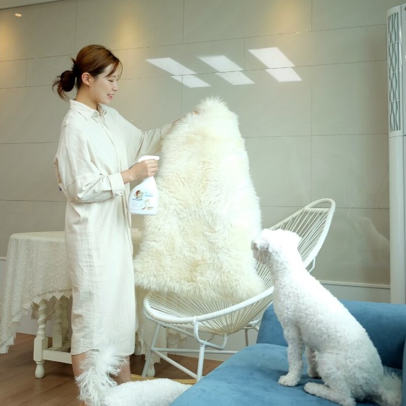 강아지 반려동물 오줌냄새제거제 살균소독 스프레이 4종 1000ml, 베이비파우더향, 1L, 1개