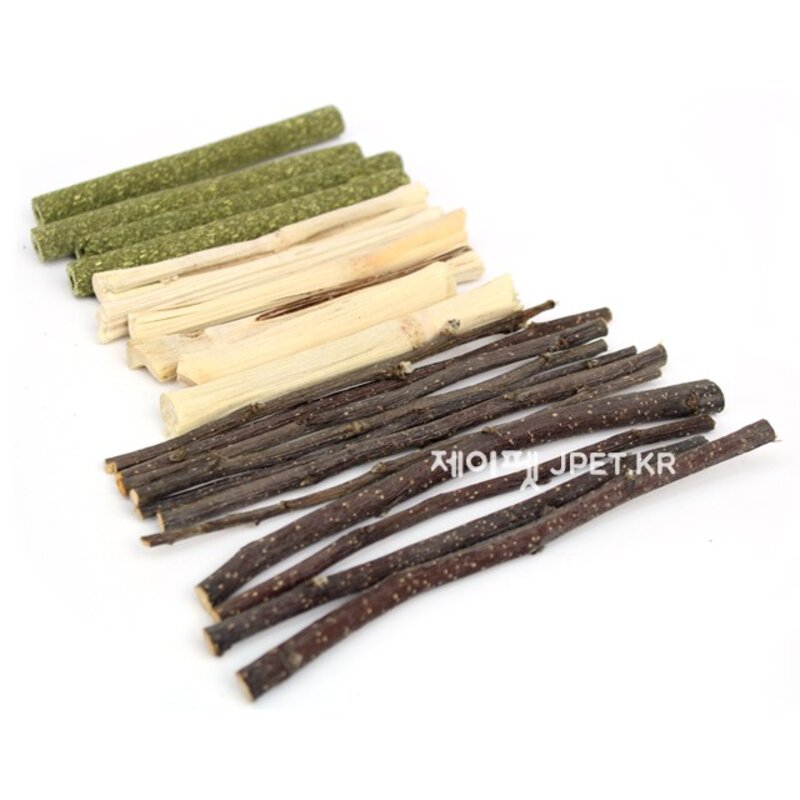 제이펫 스위트 이갈이 3종셋트 100g (담죽+사과나무가지+알파파스틱) 이갈이 제이펫 각종사은품이 수두룩~~!, 1개