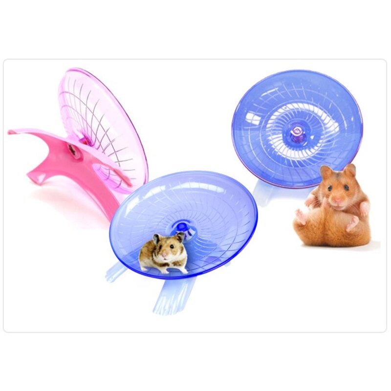 카르노 햄스터용 스마트 크리스탈 휠 쳇바퀴 18cm, 화이트, 1개