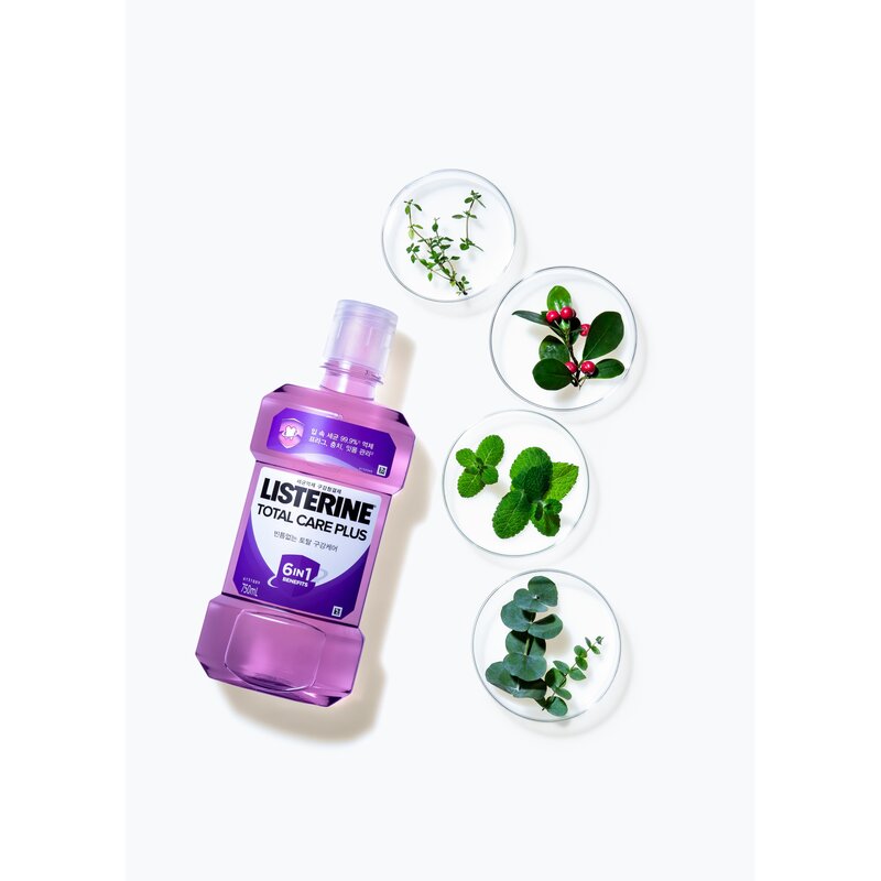 리스테린 토탈케어 플러스 구강청결제, 1000ml, 3개