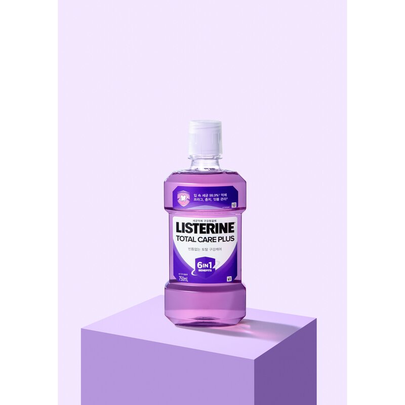 리스테린 토탈케어 플러스 구강청결제, 1000ml, 3개