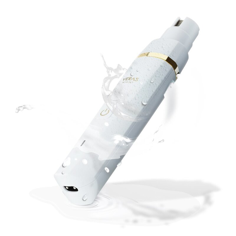 베라스 반려동물 멀티케어 4 in 1 ipx7 방수 이발기 VP-1004, 화이트 + 골드, 1개