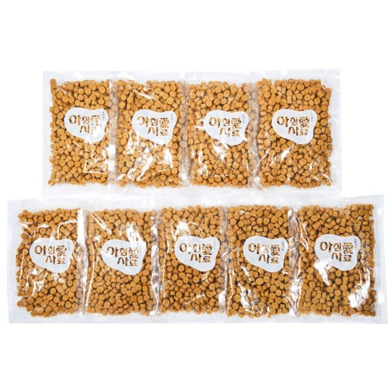 아침애사료 전연령용 수제사료 소프트사료 5p, 오리, 200g, 5개