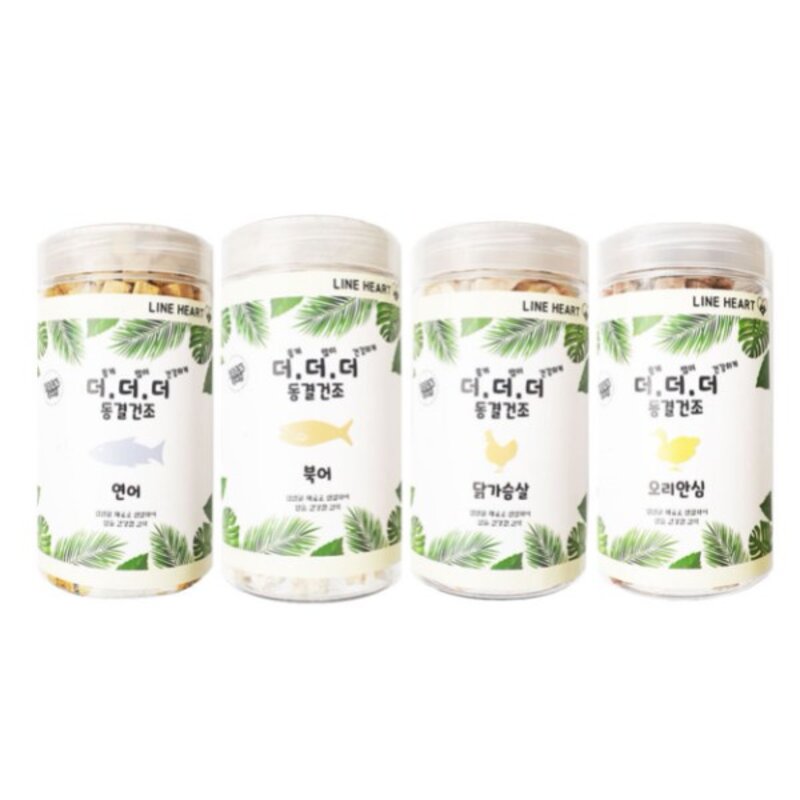 더더더 동결건조 큐브간식 생식사료 닭고기 연어 북어, 더더더 연어 100g, 1개