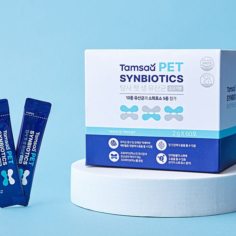 탐사 펫 생유산균 2g, 소고기향, 30개입, 소화기능 개선
