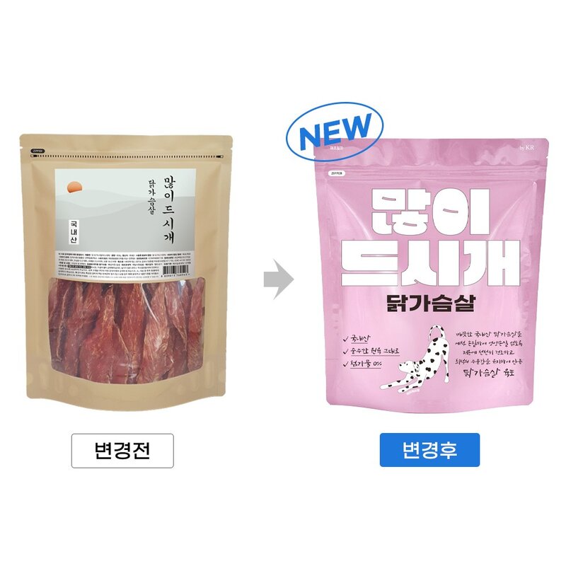 소허파 많이드시개 대용량 국내산 애견 수제간식 180g 강아지간식, 1개