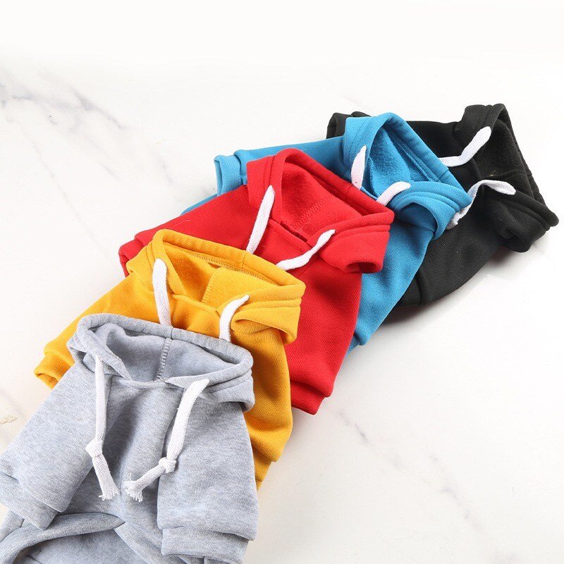도그월드 소형견 중형견 대형견 포켓 기모후드티 XS~5XL, 포켓 기모 후드티 노랑, 1개
