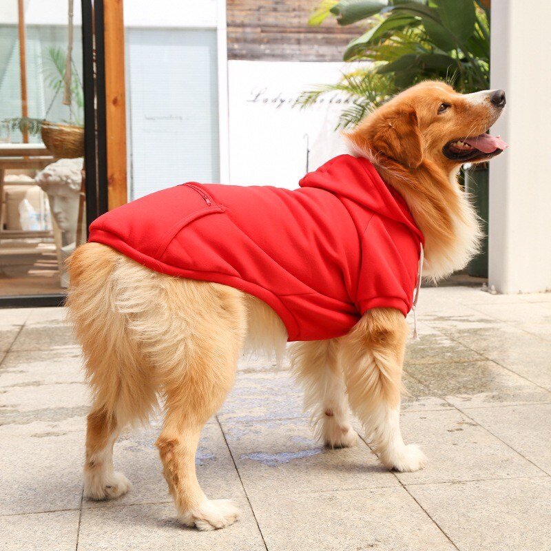 도그월드 소형견 중형견 대형견 포켓 기모후드티 XS~5XL, 포켓 기모 후드티 노랑, 1개