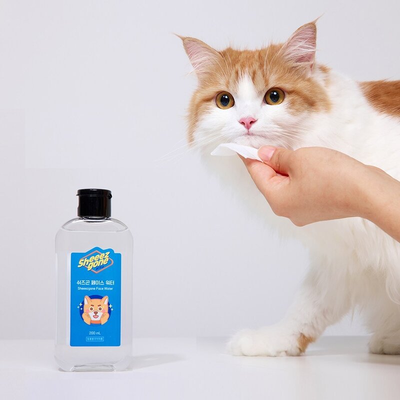 쉬즈곤 반려동물 페이스워터 눈물자국 세정제, 200ml, 1개