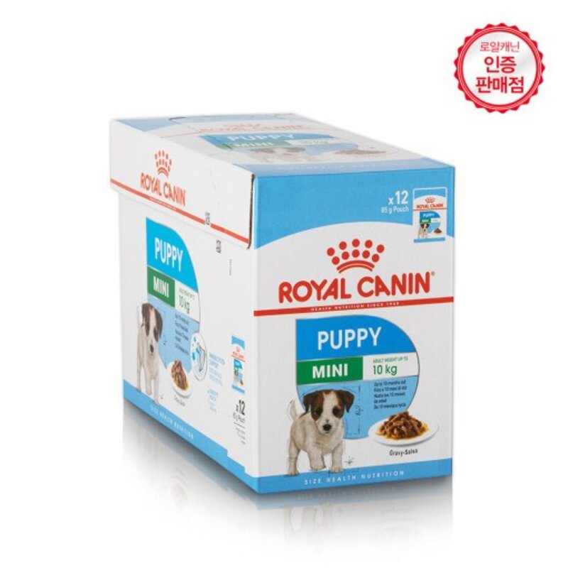로얄캐닌 강아지 파우치 (85gx12ea) 1box 캔/파우치>>파우치, 12개, 85g, 1개