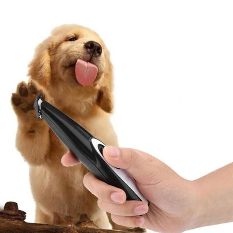 애완용 애견 미니 강아지 발바닥 고양이 발 발털 털 바리깡 클리퍼 이발기 미용기구 미용기, 미니이발기 화이트, 1개