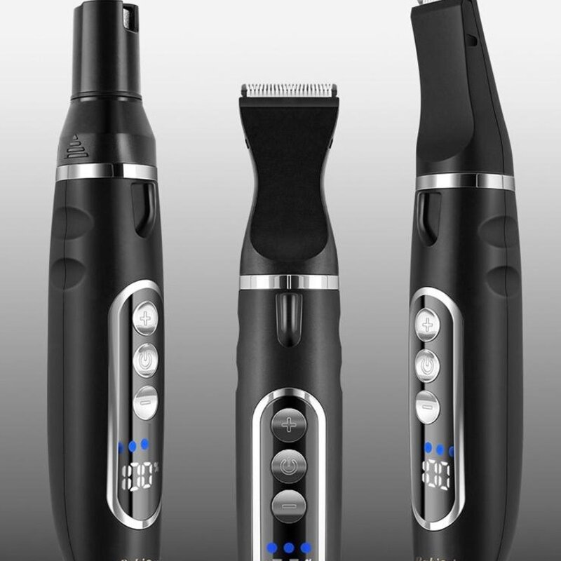 바비온 강아지 고양이 3 in 1 LED 풋마스터 부분이발기 BCG-33, 블랙, 1세트