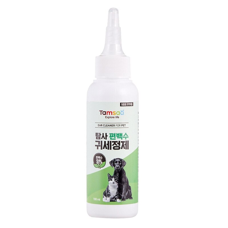 탐사 순한 편백수 반려동물 귀세정제 100ml, 1개