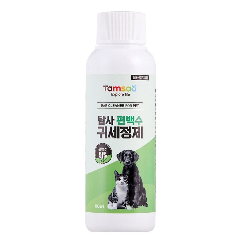 탐사 순한 편백수 반려동물 귀세정제 100ml, 1개