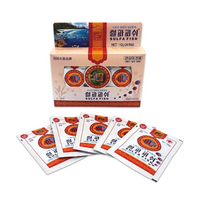 수용성 항균충제 썰파피쉬 10g, 1개, 200g