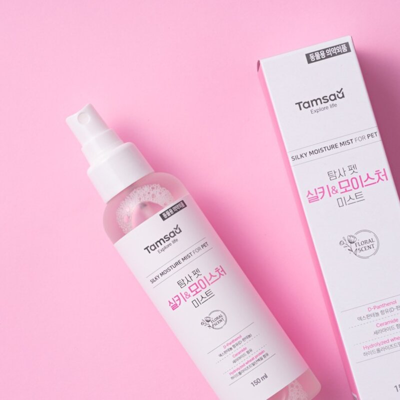 탐사 펫 실키&모이스처 고보습 털엉킴방지 강아지 미스트, 150ml, 1개