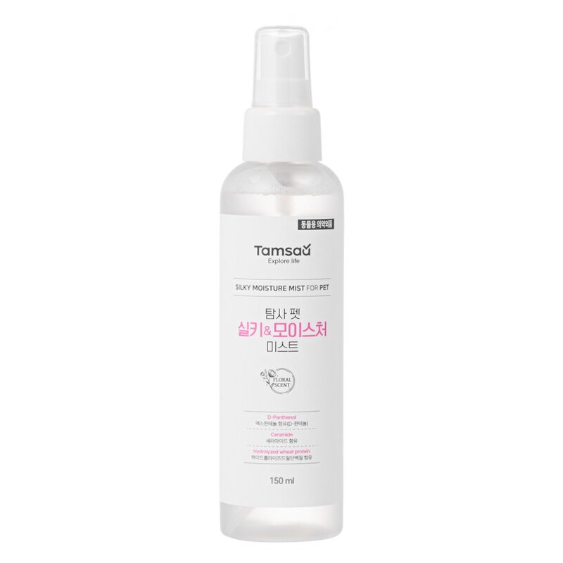 탐사 펫 실키&모이스처 고보습 털엉킴방지 강아지 미스트, 150ml, 1개