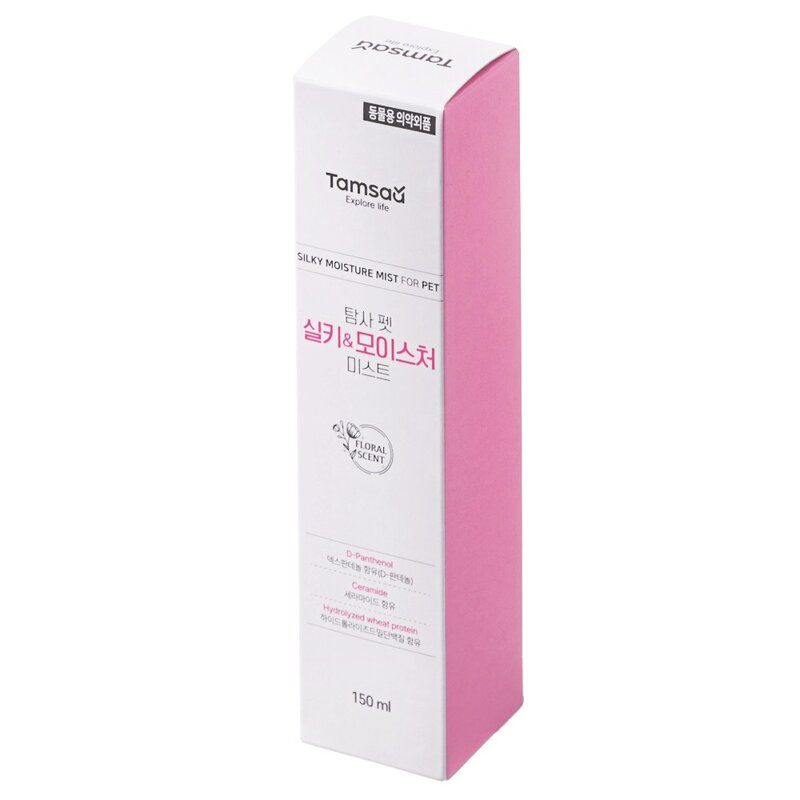 탐사 펫 실키&모이스처 고보습 털엉킴방지 강아지 미스트, 150ml, 1개