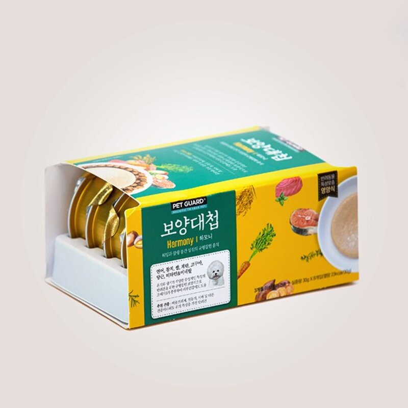 펫가드 보양대첩 하모니 캔, 혼합맛(연어/참치), 30g, 8개