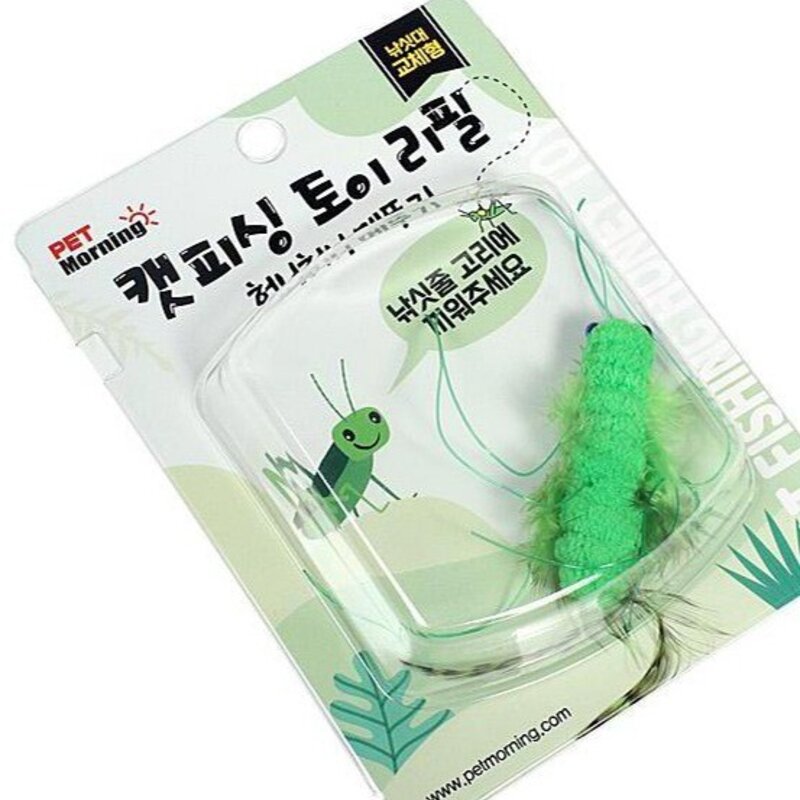허니허니 메뚜기 리필 고양이장난감, 그린, 1개