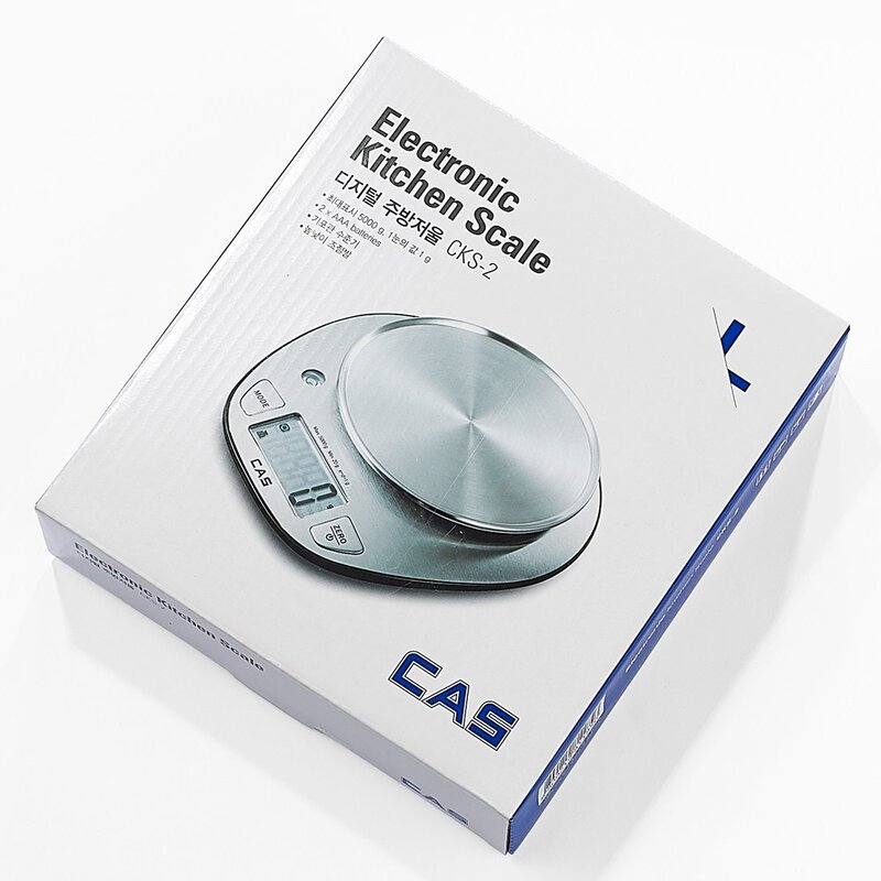 카스 디지털 주방저울, 혼합색상, CKS-2, 5kg