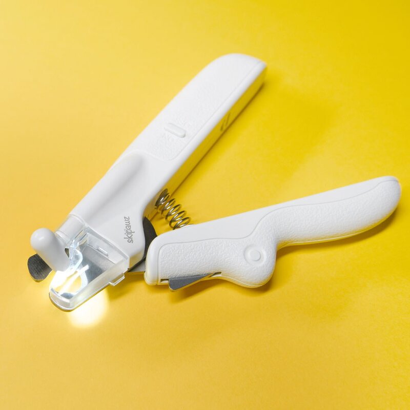애견 애묘 반려동물 안전한 스키퍼즈 LED 라이트 안전장치 네일 클리퍼, 네일클리퍼, 1개
