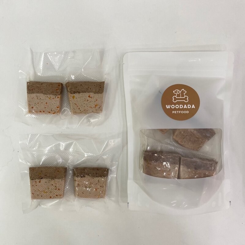 [우다다펫푸드] 오리테린 (4p) 반려동물 수제간식/영양보충간식/수분보충간식/, 1개