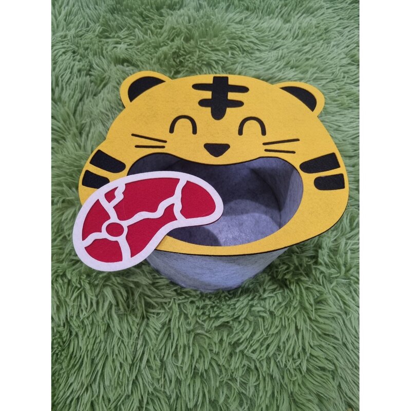 [아슬샵] 동물먹이주기 펠트동물, 토끼, 1개