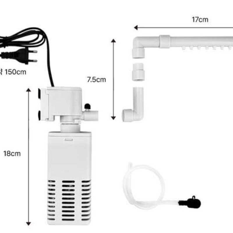 모비딕 바이오 측면여과기 화이트 MO-500F, 5W, 1개