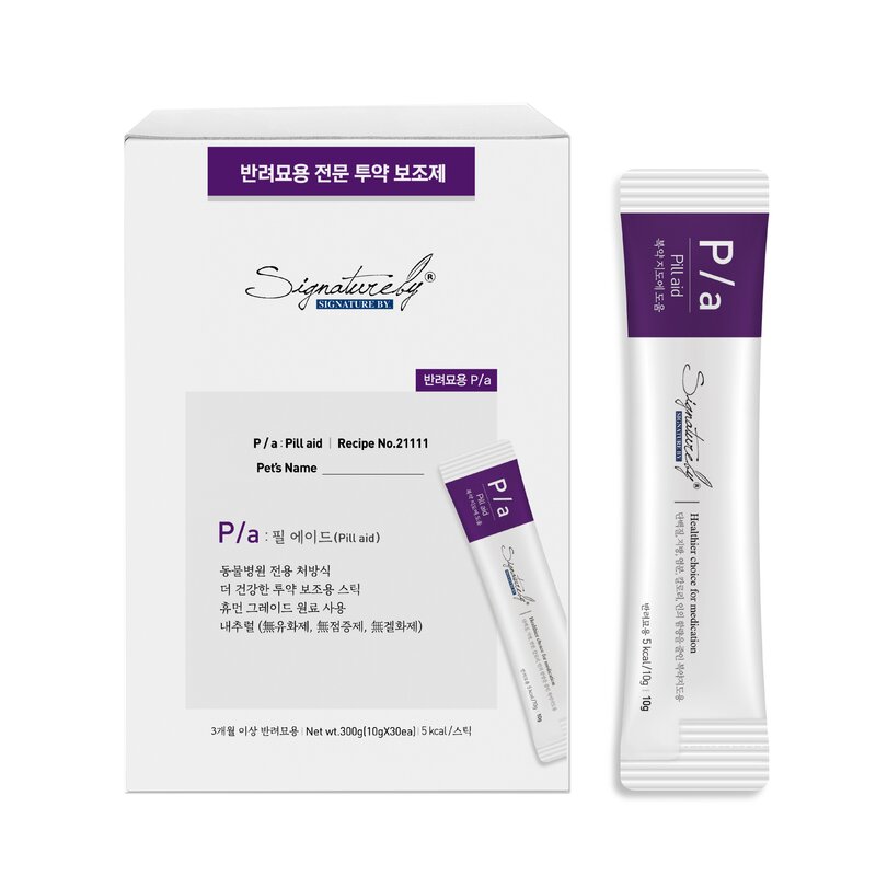 시그니처바이 반려묘용 스틱 에이에이 영양제 30개입, 혼합맛, 1박스, 식욕회복
