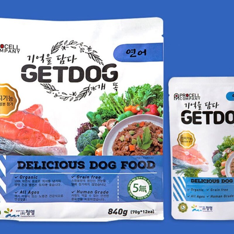 베러펫 전연령용 그레인프리 강아지 습식사료 버라이어티팩, 소+닭+연어, 70g, 6개