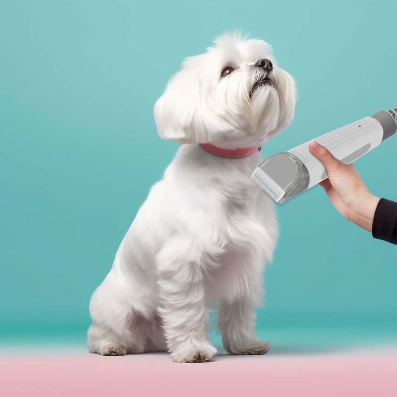 디클펫 7in1 진공 흡입 미용기 CLM1 강아지 고양이 무선 바리깡 애견 이발기 클리퍼 트리머 브러쉬, 01)디클펫 스마트 진공 미용기, 1개