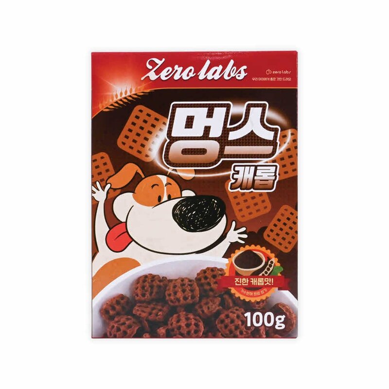 제로랩스 강아지 시리얼 강아지간식 애견간식 칭찬 훈련용, 1개, 100g, 멍스캐롭