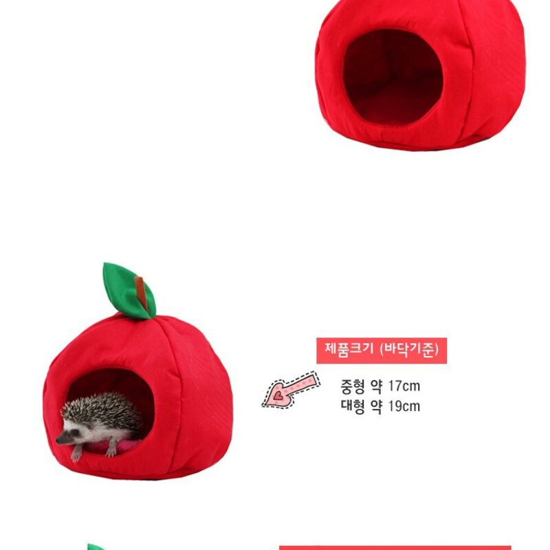 [도치퀸] New 사과포치 대형 면(봄 여름추천!), 1개