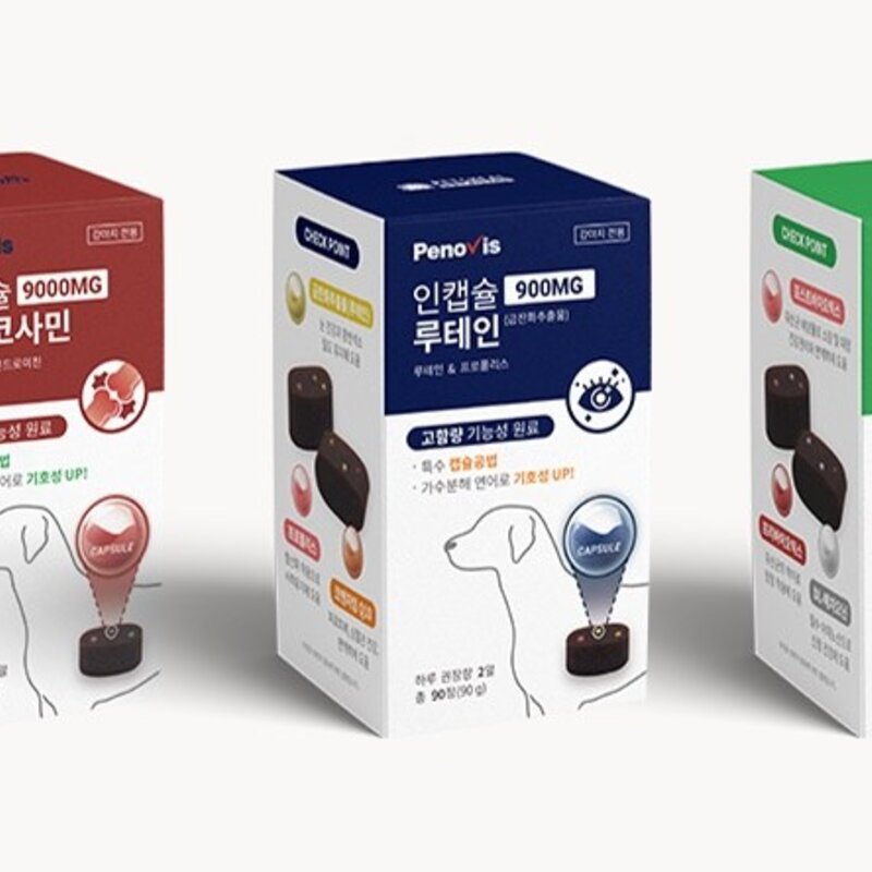 페노비스 인캡슐 강아지 눈영양제, 루테인, 1개, 눈물 개선/눈건강
