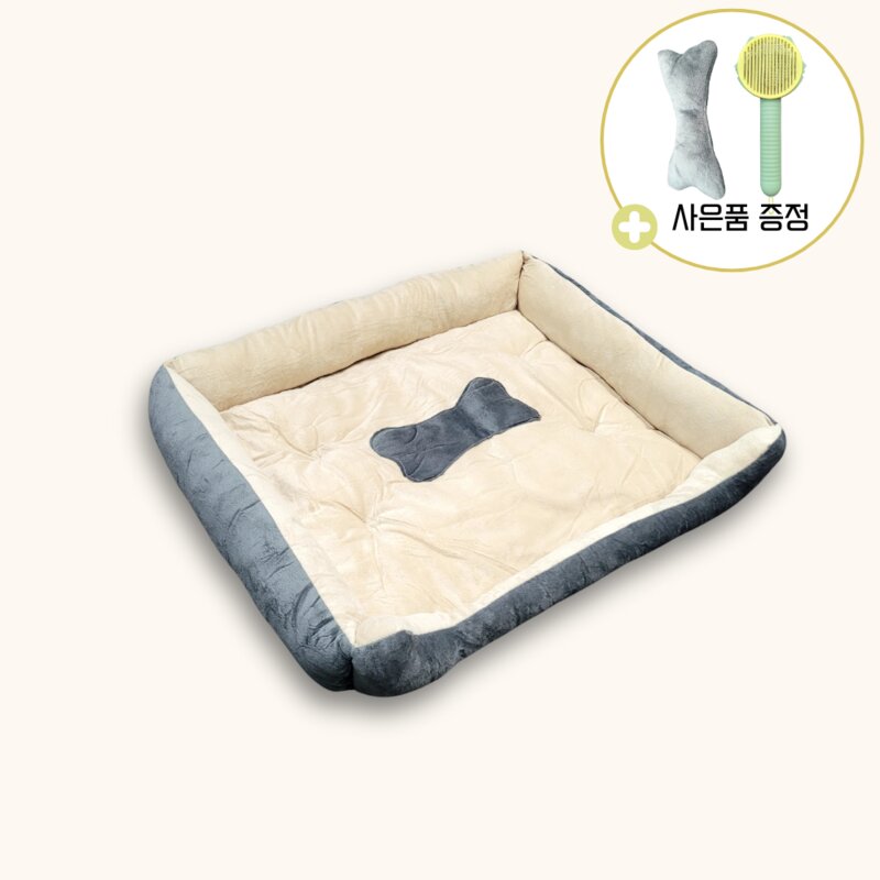 밸류플로우 반려동물 마약 방석, 1개, 진그레이