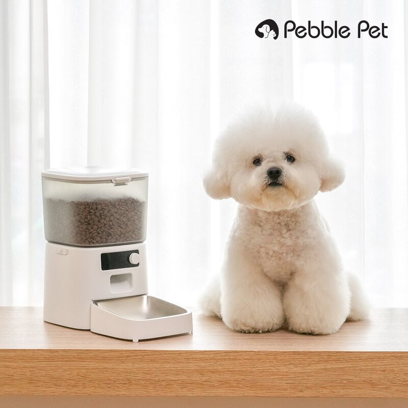 [페블펫] 와이파이 앱연동 강아지 고양이 애견 스마트 자동급식기 IPF-W100, 1대