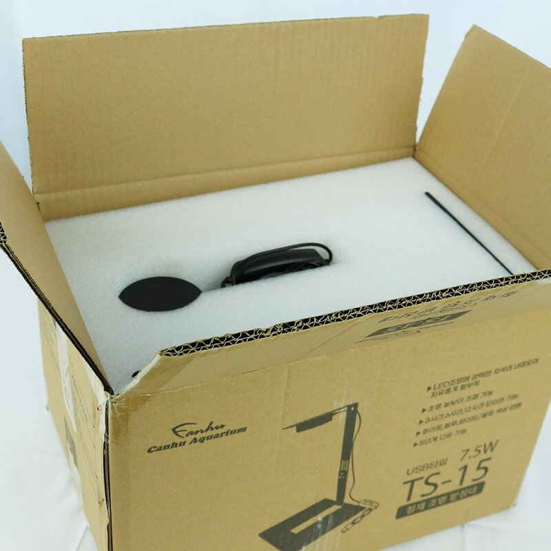 칸후 관상어 철재 USB 조명 7.5W + 어항 받침대 세트 TS-15, 1개