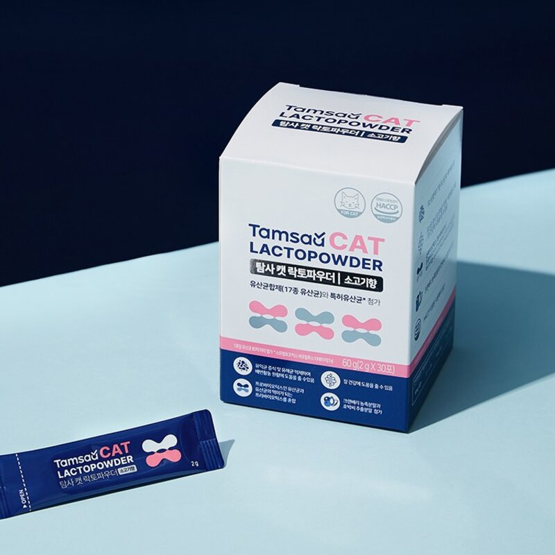 탐사 고양이 신장 유산균 락토파우더 2g x 30p, 소고기맛, 1개, 유리너리 (비뇨계)
