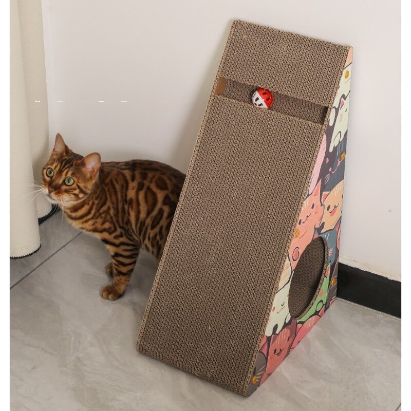 카츠 고양이 스크래쳐 수직 골판지 55cm, 1개