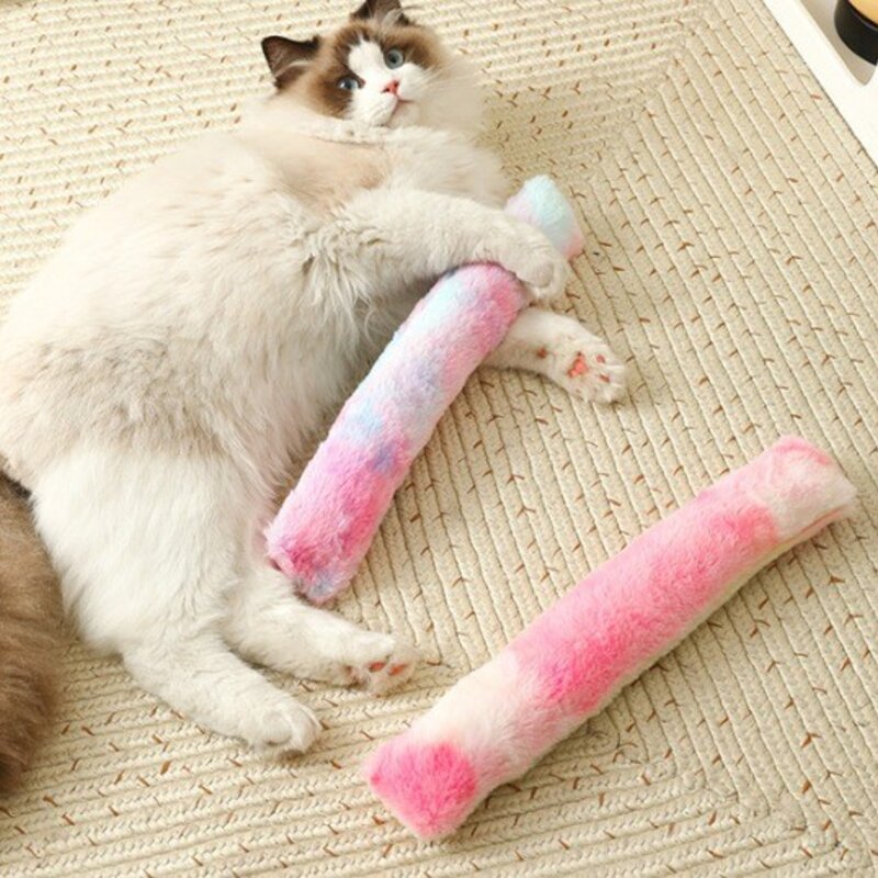 티티펫 고양이 마약 캣닢 마따따비 애착 베개 3종 세트, 혼합색상, 1세트