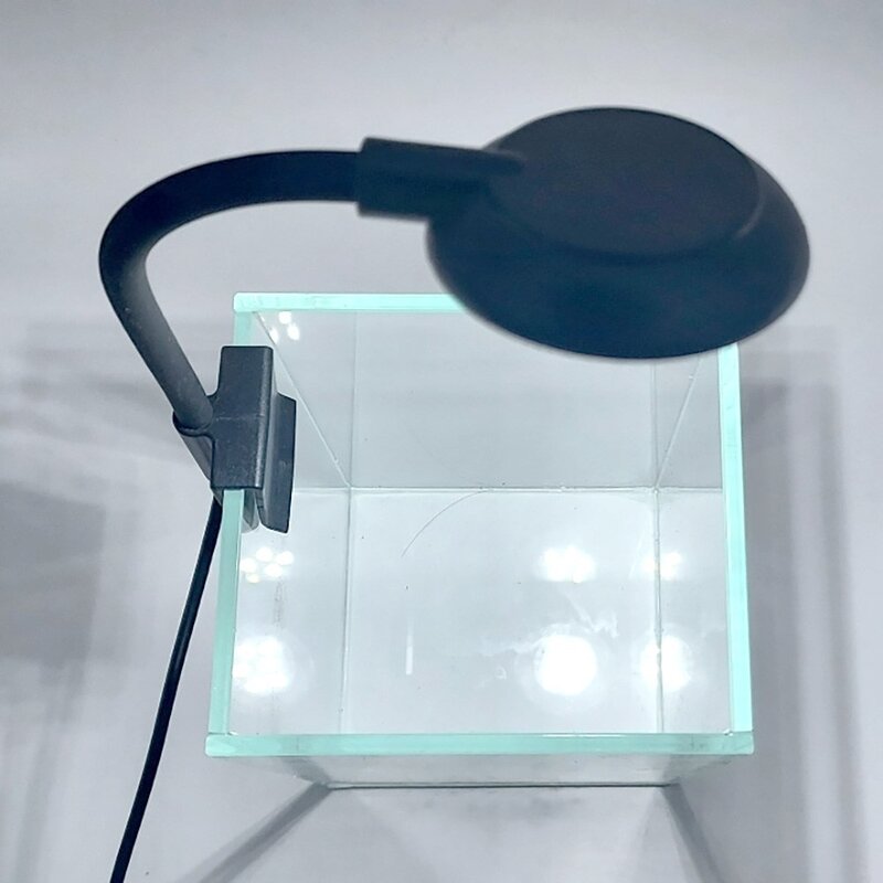 어밥 브랜드 아웃 LED USB 수초 미니 어항 램프, 1개