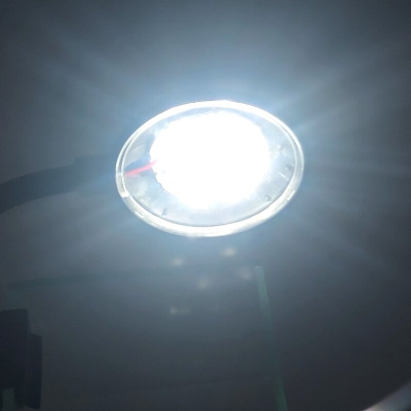 어밥 브랜드 아웃 LED USB 수초 미니 어항 램프, 1개