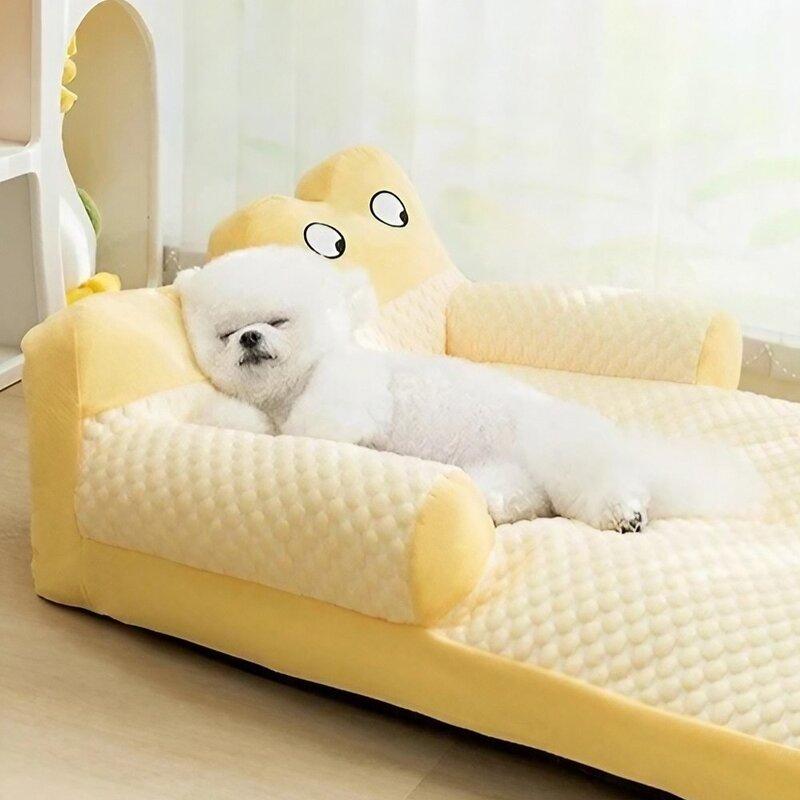 일상드림 강아지 고양이 쿨매트 대형 방석, 블루, 1개