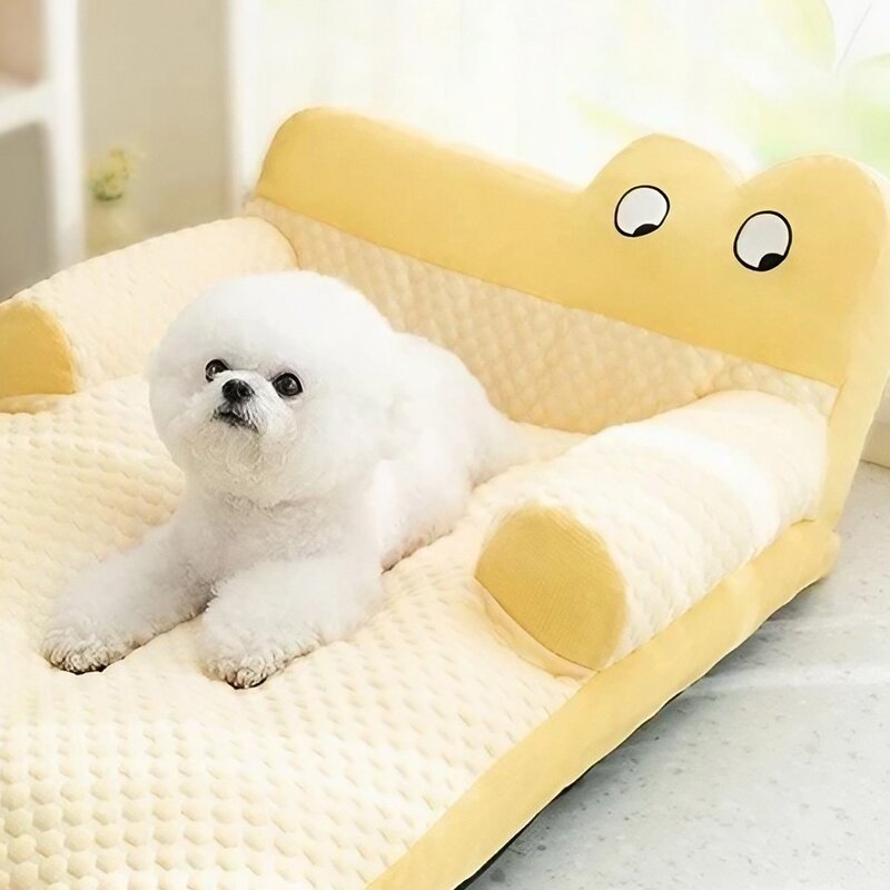일상드림 강아지 고양이 쿨매트 대형 방석, 블루, 1개