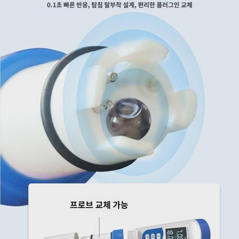 쑤이징 과학기술수질ph테스트펜 휴대용 수족어항 염도TDS전도도계ORP측정기, 멀티 4in1 테스트펜 PHTDS온도전도도, 1개